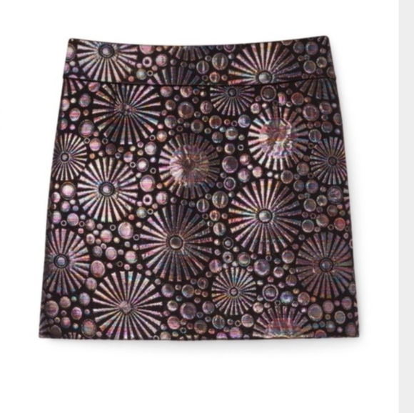 NEW Rebecca Minkoff Reims Metallic Mini Skirt - Picture 3 of 7